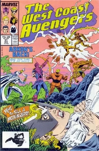 West Coast Avengers (Vol 1) #31 Muy Fino (Vfn) Marvel Comics Edad Moderna