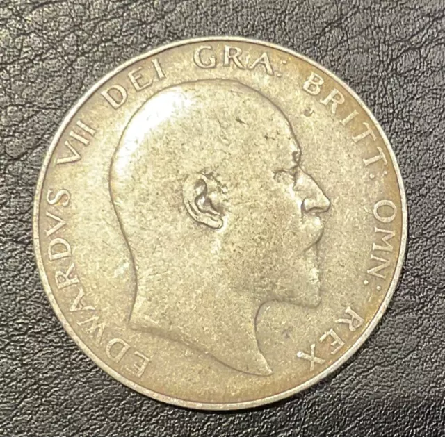 1907 George V Silver Half Crown