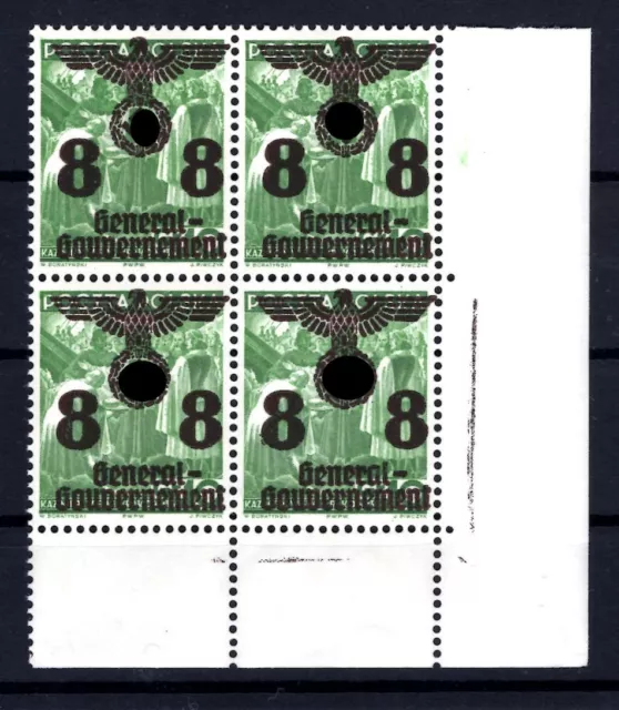 Gg 20 Eckrandviererblock ** Mnh Postfrisch (L5659