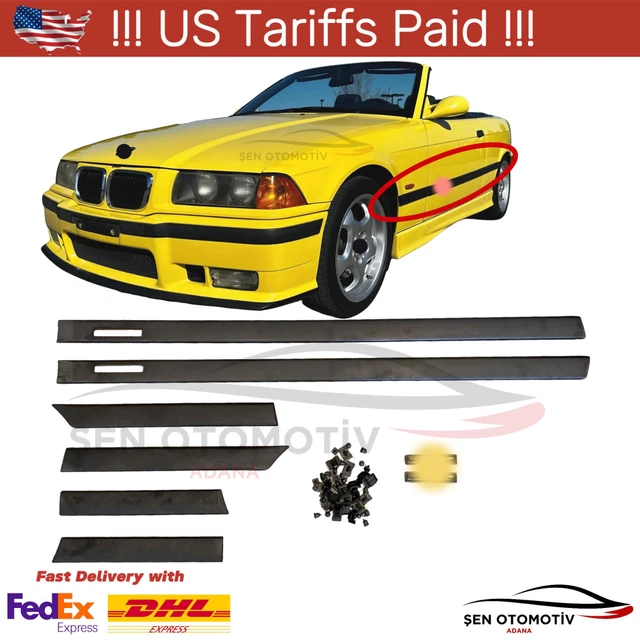 Kit Fusées/ailes BMW 3 E36 Coupé - Style Felony Form - 4 Pièces En Fibre De Verre - Prêtes à Peindre