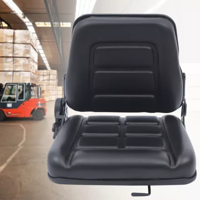 Universal Forklift Suspension Seat For  Clark Cat Hyster Yale Toyota Black!!