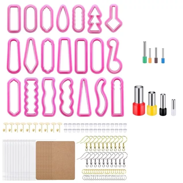 139pcs/set Earrings Clay Cutters Jewelry Making Kits for Beginners Craft