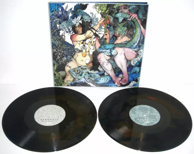 BARONESS - BLUE RECORD Orange/Blue Merge Vinyl 2LP /100 - Red Album Yellow Green