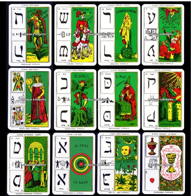 Le Tarot du Sentier Ancestral - Jeu de 78 Cartes - Cartes de voyance avec  Explication des 78 Lames (livret en FR) - Jeu de Tarot Divinatoire à