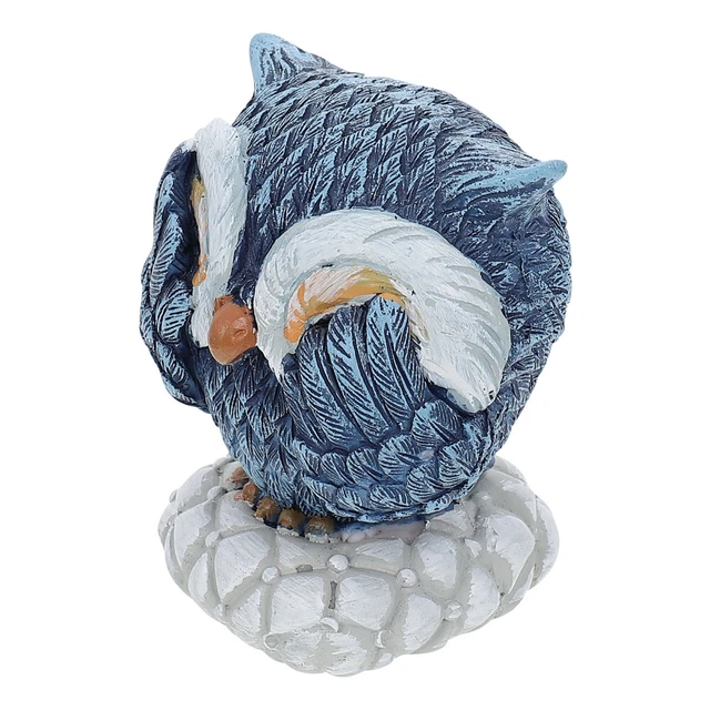 1Pc desktop mini owl ornament Micro Landschaft Figurine Eule Vogel Figuren Eulen