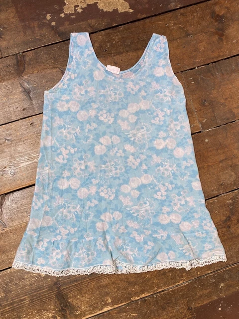 Abito vintage Rob Roy in nylon per ragazze età 4-5 anni blu anni '60