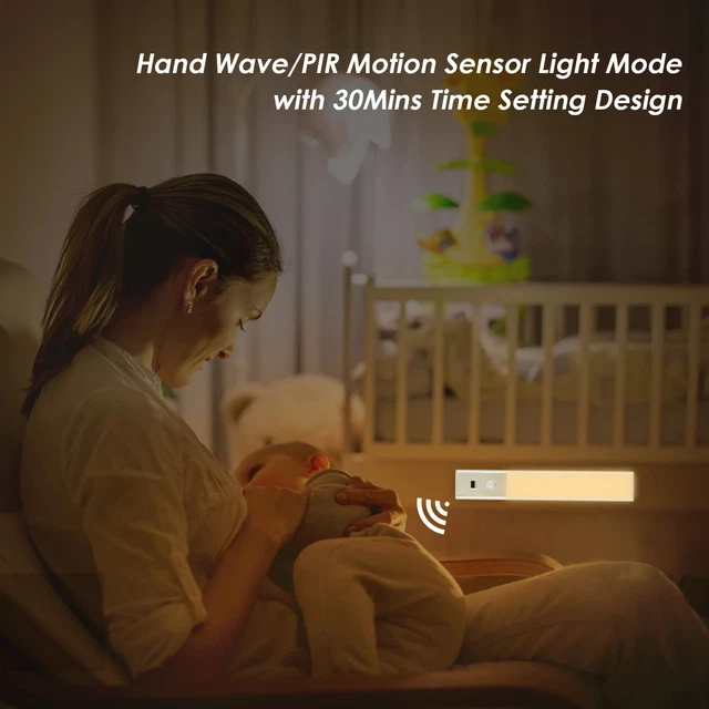 46 LEDS CABINET Lamp Adopted PIR Motion Inductor Sensor/ Hand-wave Mode ...