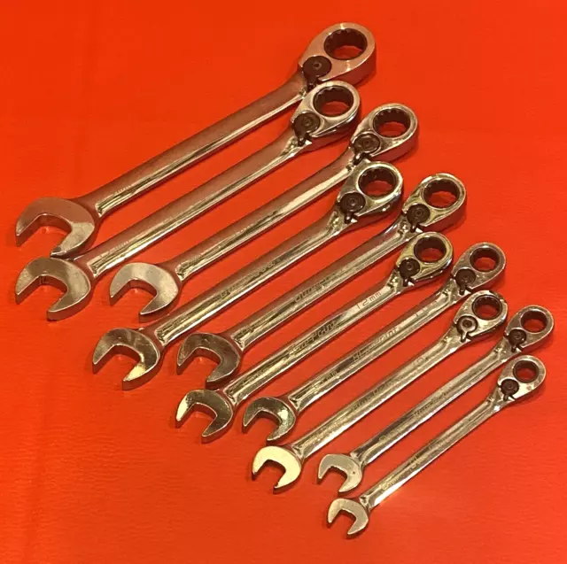 Blue-Point by Snap On Tools 10pc Ratchet Spanner Wrench Set