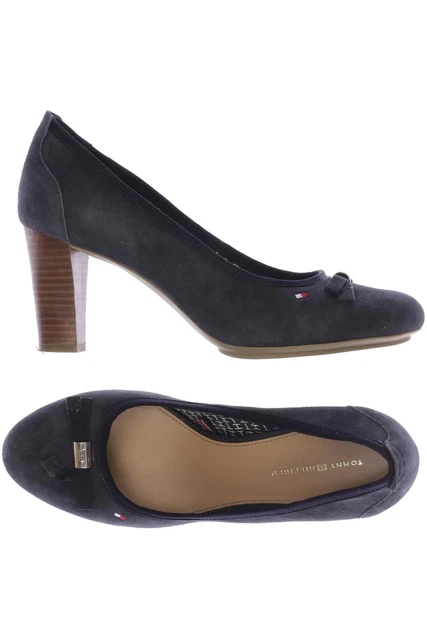 Décolleté Tommy Hilfiger donna tacchi alti stiletto taglia EU 40 pelle marina... #ukcca4d