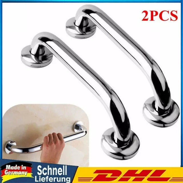 2X Edelstahl Haltegriff Sicherheit Handlauf Für Bad Dusche Badgriff-Rutschfeste