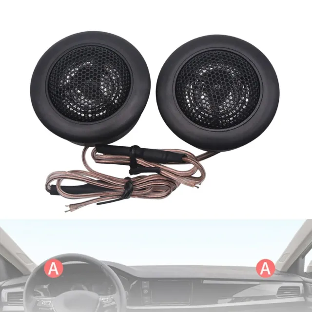 Universal Car Speakers 120W Power Output Durable Material Easy Install
