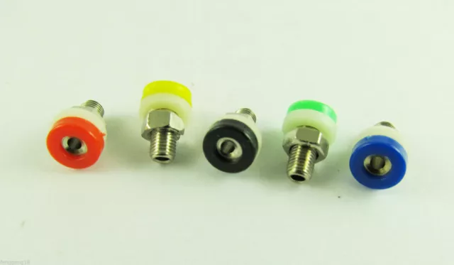 50x Banana Socket Jack For 2mm Mini Banana Plug Receptacle Binding Post 5 Colors