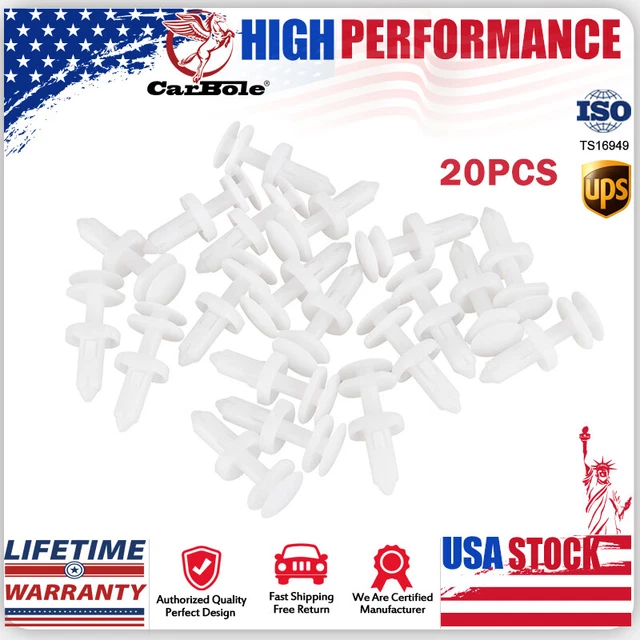 20pcs Car Door Panel Retainer Clips Rivet For GM GMC & Chevrolet Chevy 1500 2500