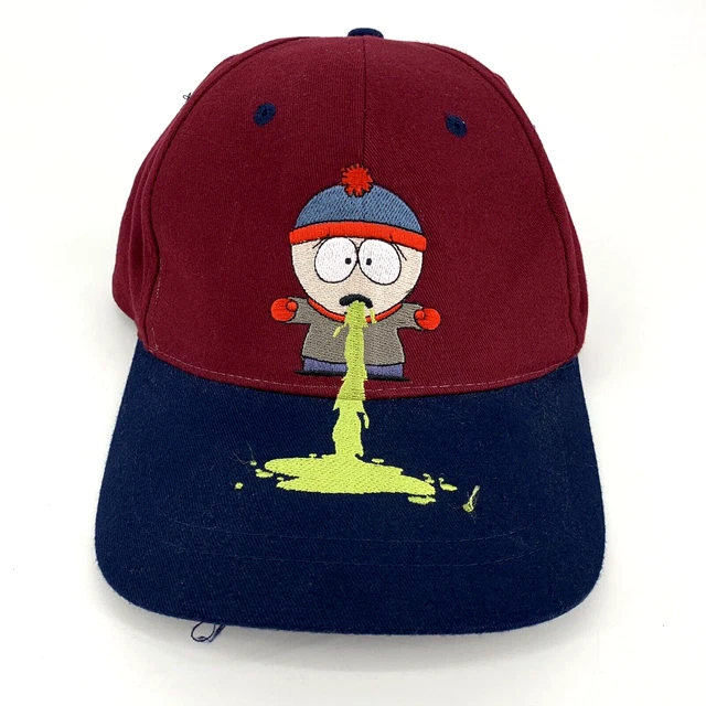 VTG 1998 SOUTH Park Stan Marsh Puking Dad Hat Comedy Central