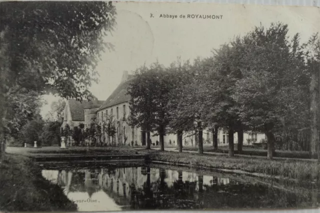 ROYAUMONT 95 cpa Abbaye de Royaumont Bon Etat 1914