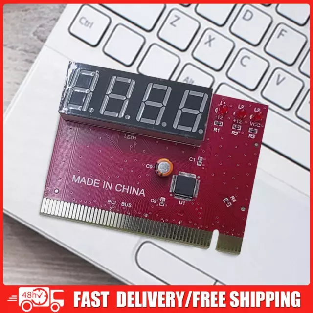 PC 4-digit Code Mainboard Motherboard Diagnostic Analyzer Tester PCI Card