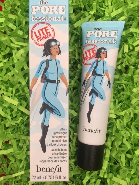 BENEFIT POREfessional Lite Face Primer .75oz/22mL Full Size NEW in Box,FREE SHIP BENEFIT POREfessional Lite Face Primer .75oz/22mL Full Size NEW in Box,FREE SHIP