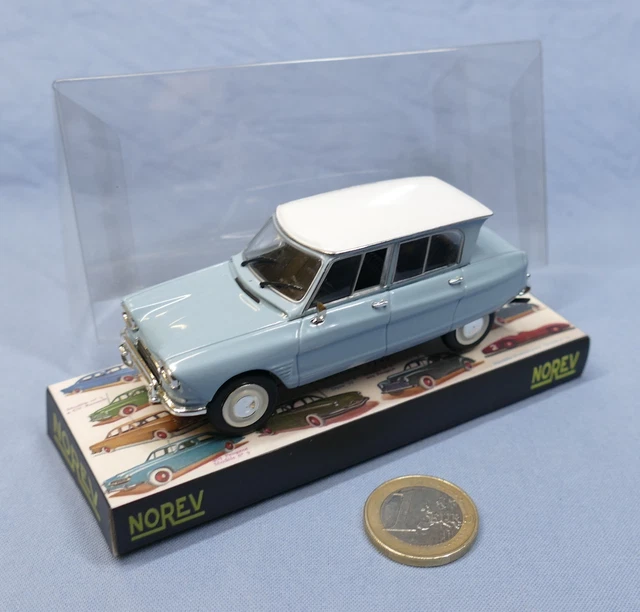 NOREV ancienne, Citroën Ami 8 - N°139 verte, en boîte, 1/43e