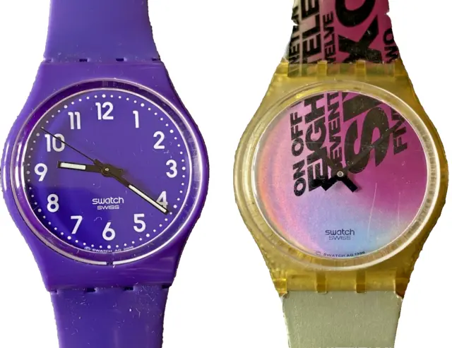 Lotto di 2 orologi SWATCH