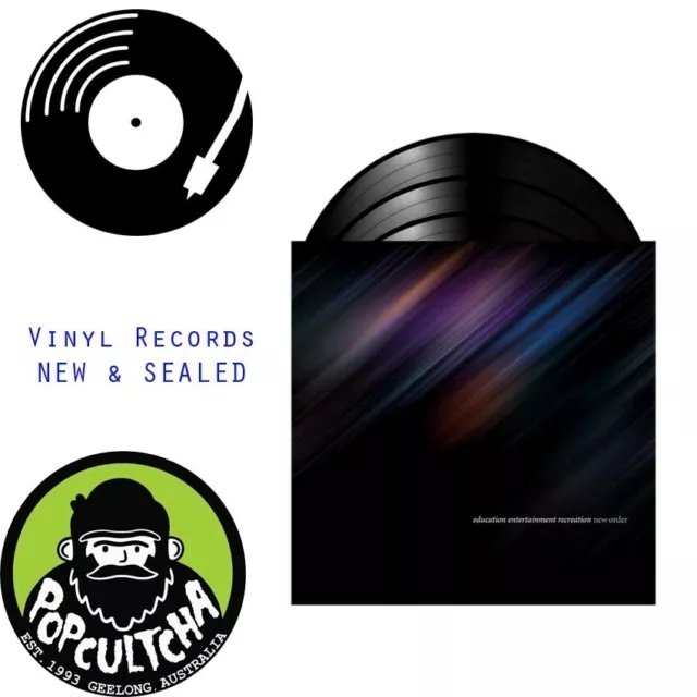 New Order - Education Entertainment Recreation: Live 3xLP Vinyl Record "New"