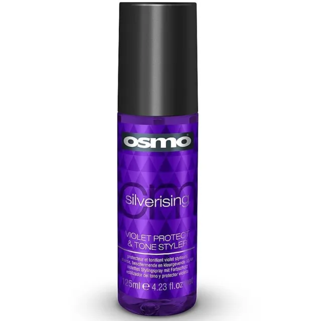 OSMO Silverising Violet Protect &  Tone Styler Leave-in Hair Spray 125ml *NEW*