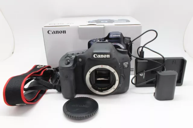 【 MINT IN BOX 】 CANON EOS 7D 18.0MP Digital Camera DSLR From JAPAN
