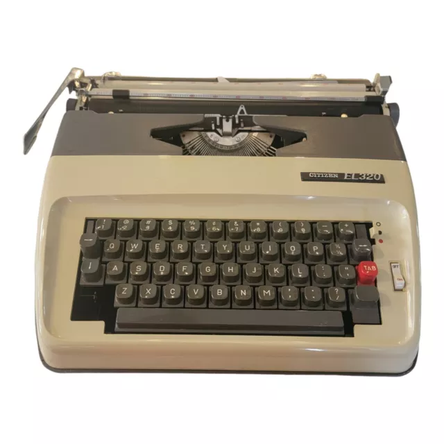 Citizen EL320 AE-7000 Electric Typewriter Japan Vintage WORKING VERY RARE