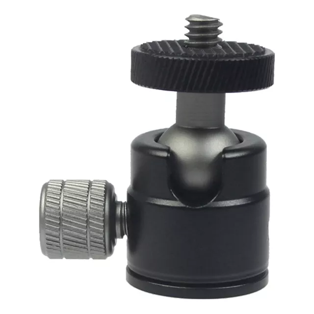 360 Degrees Swivel Ball Head Tripod Mini Mount With 1/4 Thread Aluminum Alloy