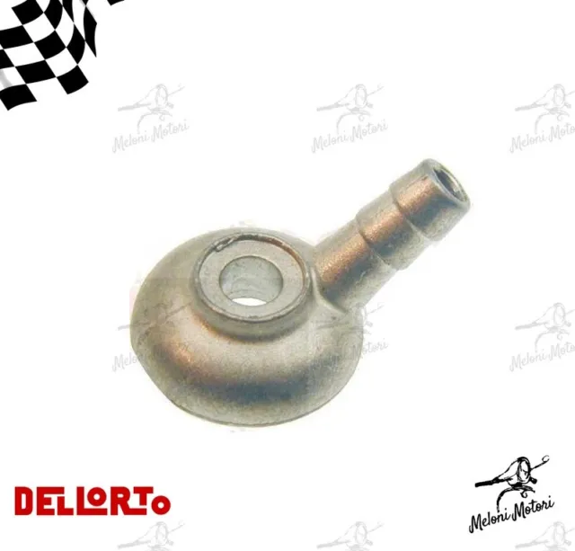 Pipetta raccordo tubo benzina per carburatore Dellorto SHBC 18 19 Vespa Ape 50