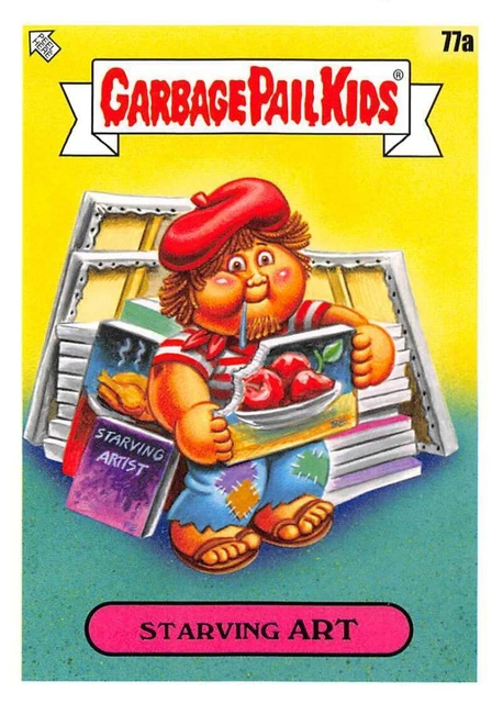 2021 Topps Garbage Pail Kids: Food Fight #77A STARVING ART