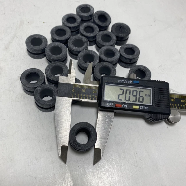 20pk OD21mm x ID12mm X Inter OD16mm isolator  Rubber Grommets Thick Wall Bushing
