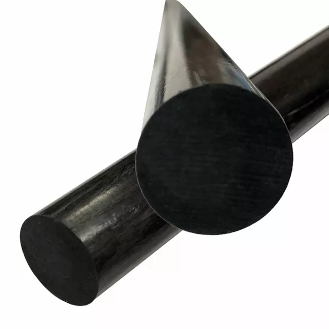 (10) Piece - 4mm x 1000mm Carbon Fiber RODS - Solid Pultruded Round Rods...