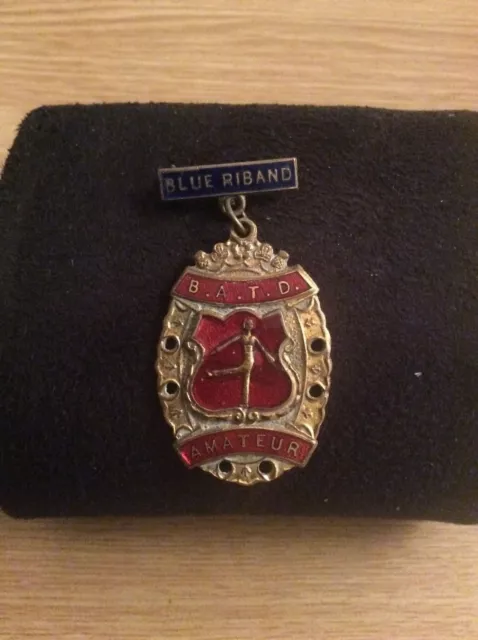 Batd British Association Of Teachers Of Dance Blue Riband Medal 1957