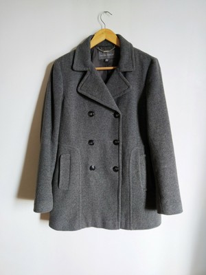 'CACHAREL' VINTAGE 80s Estate Lino Giacca-Uk 12 montato 14/FR 40 Petit 42 