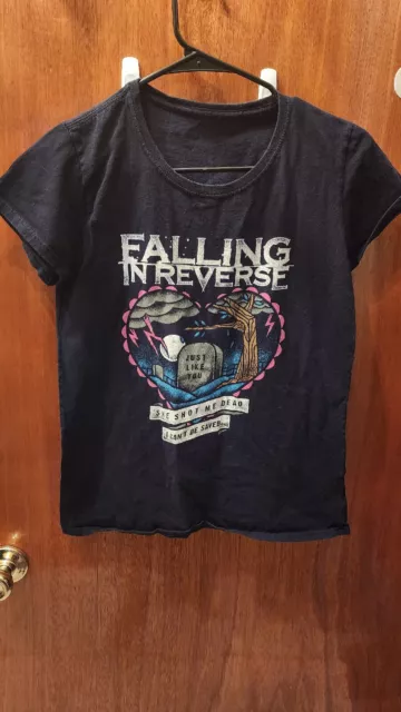 falling in reverse shirt she shot me dead I can't be saved Just like you S M 34"
