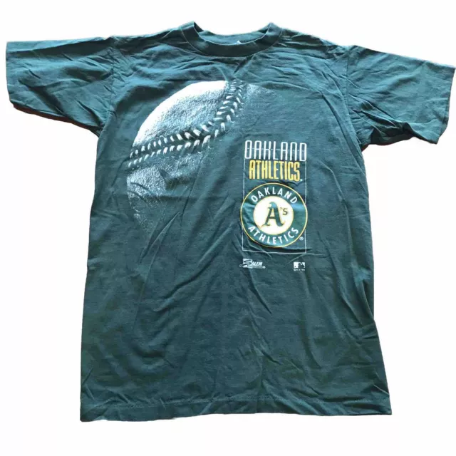 VTG 90s Oakland A's Athletics Baseball 1992 T Shirt L Single Stitch Made In USA