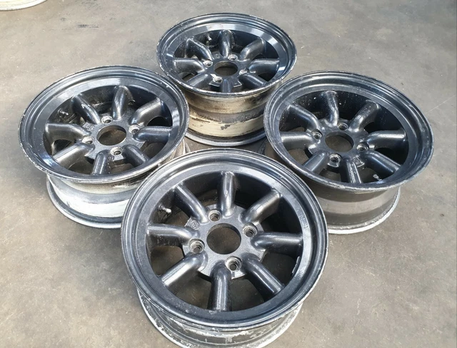 JDM WATANABE 14& rims wheels for ae86 ta22 114.3x4 celica banana kp60 £ ...