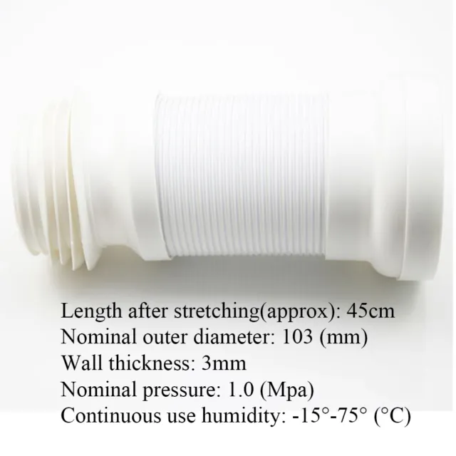Conector de sartén manguera de inodoro tubería de drenaje accesorios flexible inodoro plomería