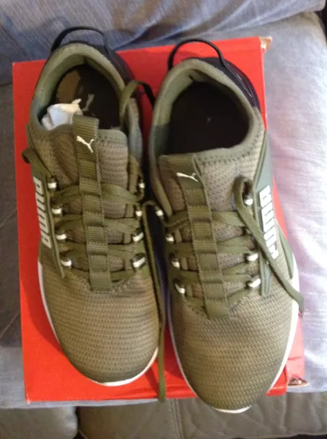 LADIES KHAKI PUMA Soft Foam Trainers Size 5 Worn Once 11.99 PicClick UK