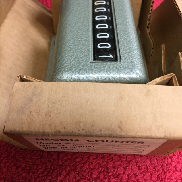 H081 7 Digit Hecon Counter New