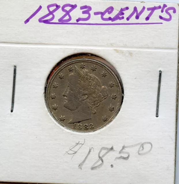 1883 "Cents" Liberty Nickel  * No Reserve *