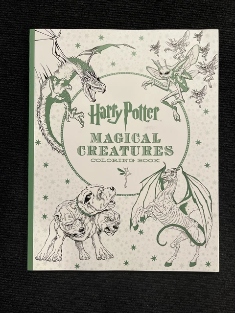Harry Potter Magical Creatures Coloring Book - Paperback By Scholastic - New