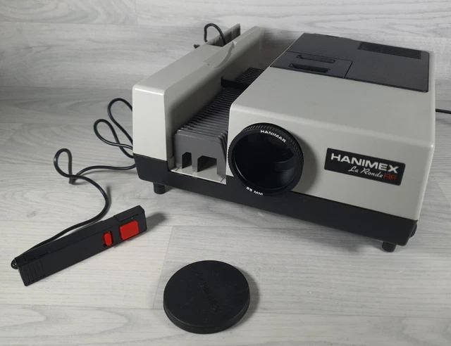 Proyector de extensión vintage Hanimex La Ronde RF 35 mm repuestos/reparaciones defectuosos