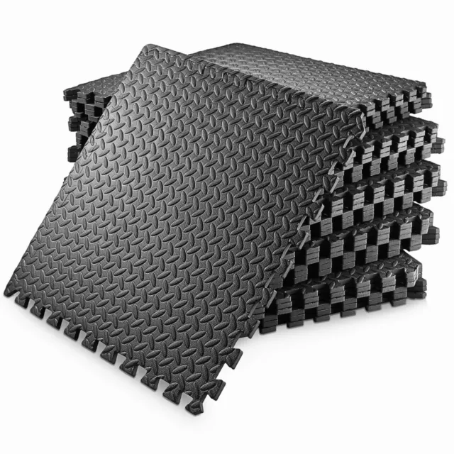 Thick Heavy Duty Gym Flooring Interlocking Floor Mat EVA Soft Foam Yoga Mat 60cm