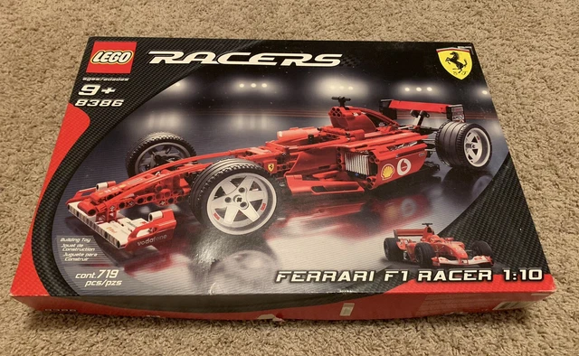 LEGO RACERS FERRARI F1 Racer 1:10 (8386) Ouvert Complet Avec Boîte ...