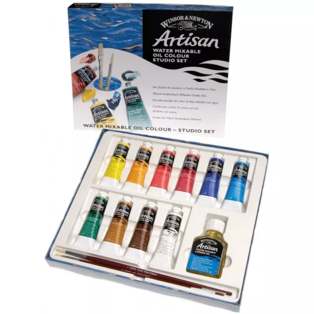 Ecd Germany - Coffret peinture huile acrylique crayons de couleur  aquarelles pastel 112 pcs - Outils et accessoires du peintre - Rue du  Commerce