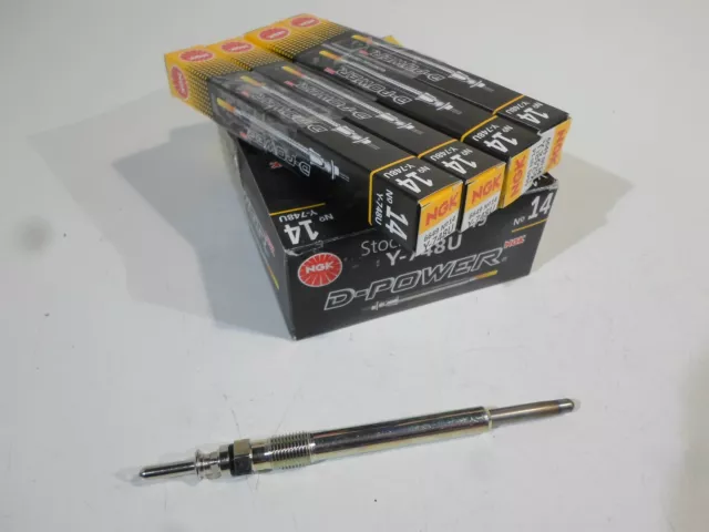 4 Candelette Four Glow Plug Original Ngk Per For Opel Astra Frontera Vectra