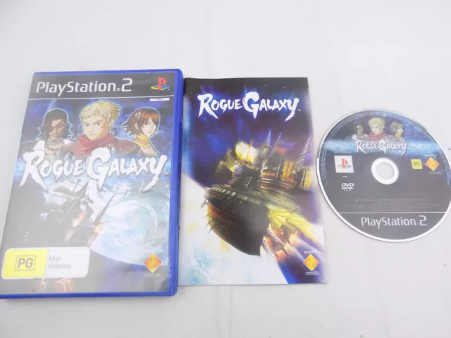 Mint Disc Playstation 2 Ps2 Rogue Galaxy - Inc Manual Free Postage
