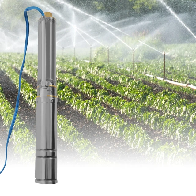 4'' Stainless Steel Deep Well Pump Submersible Water Pump For Garden Pond 1100w