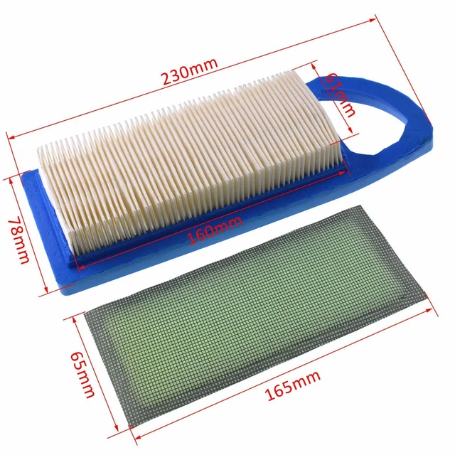 2-Pack Air Filter Pre-Filter Set For Briggs & Stratton 697153 698083 794422 795115 Engines Replacement Parts